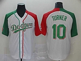 Dodgers 10 Justin Turner White Mexican Heritage Culture Night Jersey Mexico,baseball caps,new era cap wholesale,wholesale hats